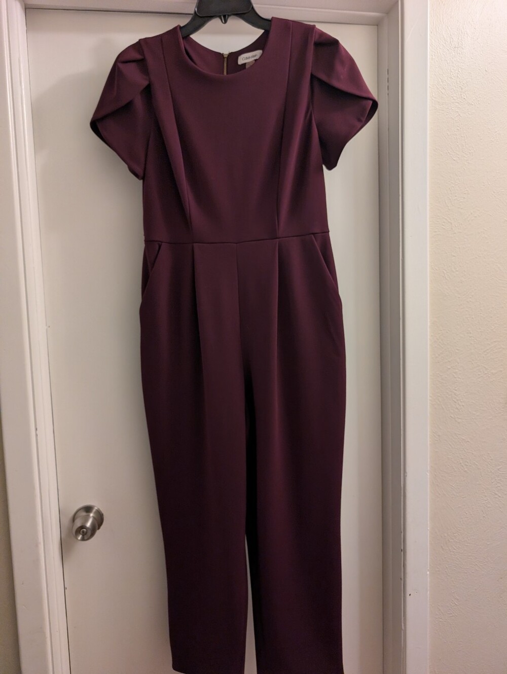 Calvin Klein Plum Purple Jumpsuit Size 10